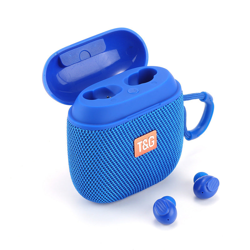 Experience Sound Like Never Before with Our Portable Dual Stereo Bluetooth Earphone Speaker Two-in-One