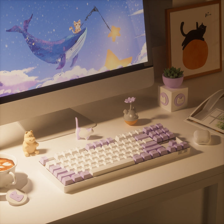 Elevate Your Typing Experience with the Wireless Bluetooth Mechanical Keyboard
