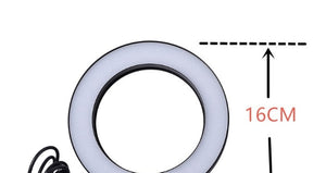 Illuminate Your Creativity with the Adjustable LED Ring Light