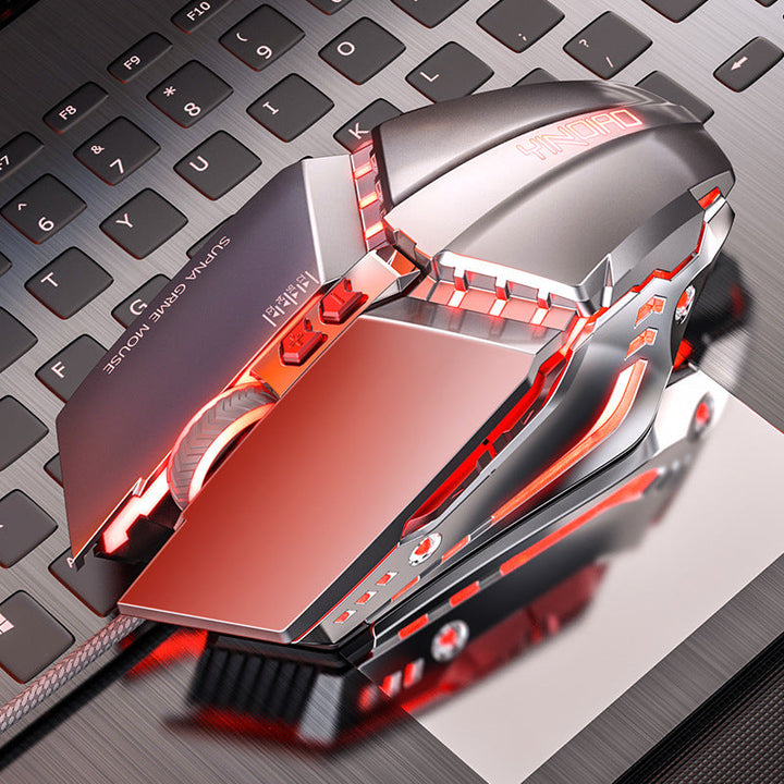 Experience Gaming Like Never Before with Our E-sports Mechanical Silent Wired Gaming Mouse